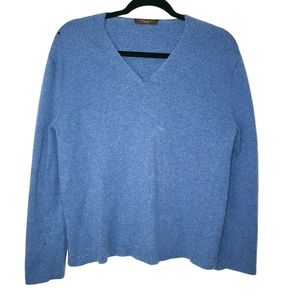 Vintage Esperanto Blue Cashmere Sweater